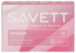 SAVETT INTIM KOSTEUSPYYHE 10 KPL