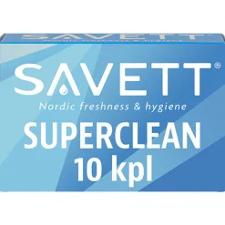 SAVETT SUPER CLEAN KOSTEUSPYYHE 10 KPL
