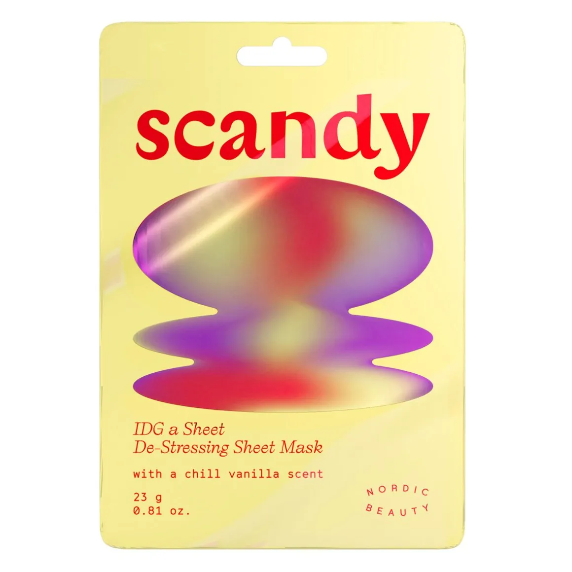 SCANDY IDG A SHEET DE-STRESSING SHEET MASK