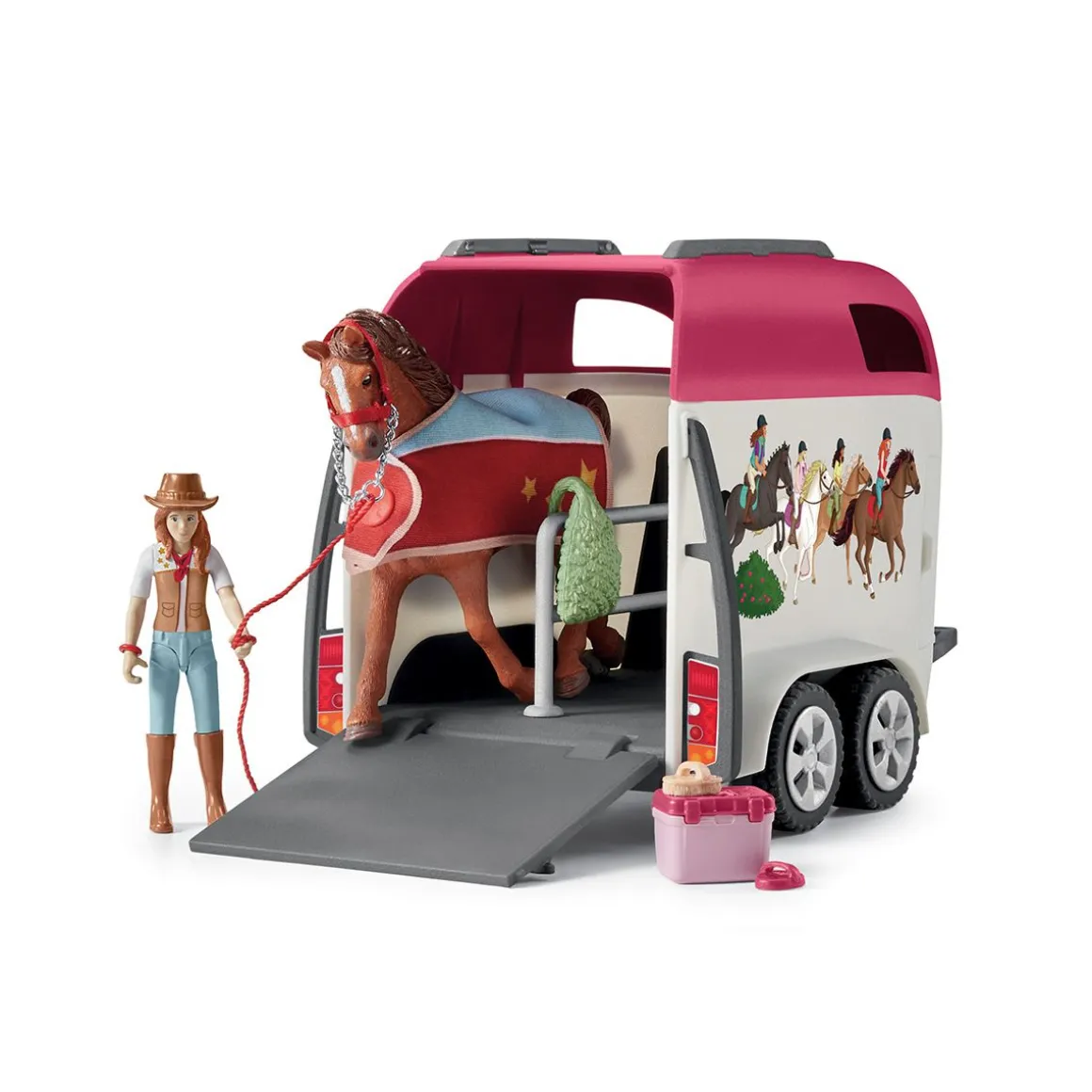 SCHLEICH HORSE AUTO JA TRAILERI-LEIKKISETTI