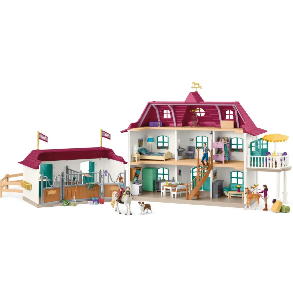 SCHLEICH HORSE CLUB LAKESIDE MAATALO JA TALLI