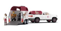 SCHLEICH HORSE CLUB LIIKKUVA ELÄINLÄÄKÄRI JA PERÄVAUNU