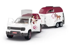 SCHLEICH HORSE CLUB LIIKKUVA ELÄINLÄÄKÄRI JA PERÄVAUNU
