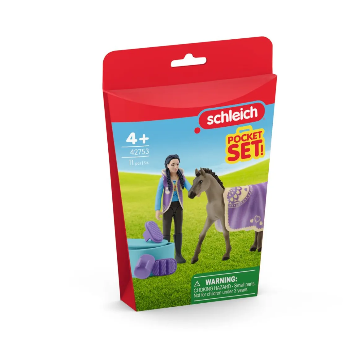 SCHLEICH TASKUSETTI KAUNEUSSETTI KIMIN KANSSA