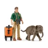 SCHLEICH TASKUSETTI TUTKIJA TUTKIMUSMATKALLA