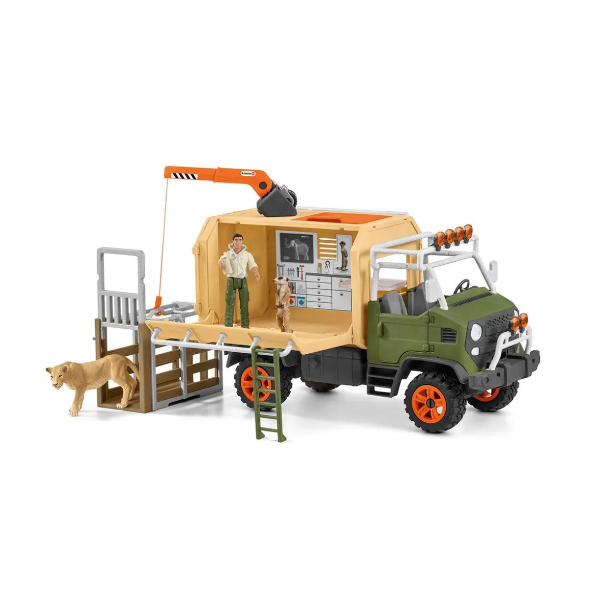 SCHLEICH ELÄINTEN PELASTUSAJONEUVO
