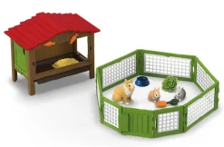 SCHLEICH FARM WORLD JÄNISHÄKKI JA 3 JÄNISTÄ