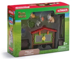 SCHLEICH FARM WORLD JÄNISHÄKKI JA 3 JÄNISTÄ