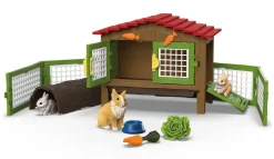 SCHLEICH FARM WORLD JÄNISHÄKKI JA 3 JÄNISTÄ