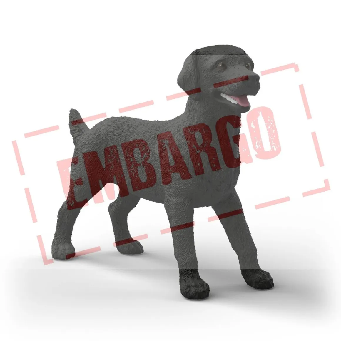 SCHLEICH MUSTA LABRADORINNOUTAJA NAARAS