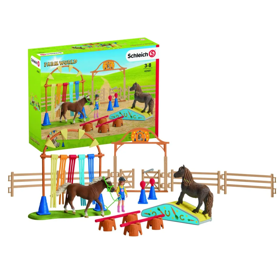 SCHLEICH PONY AGILITY TRAINING