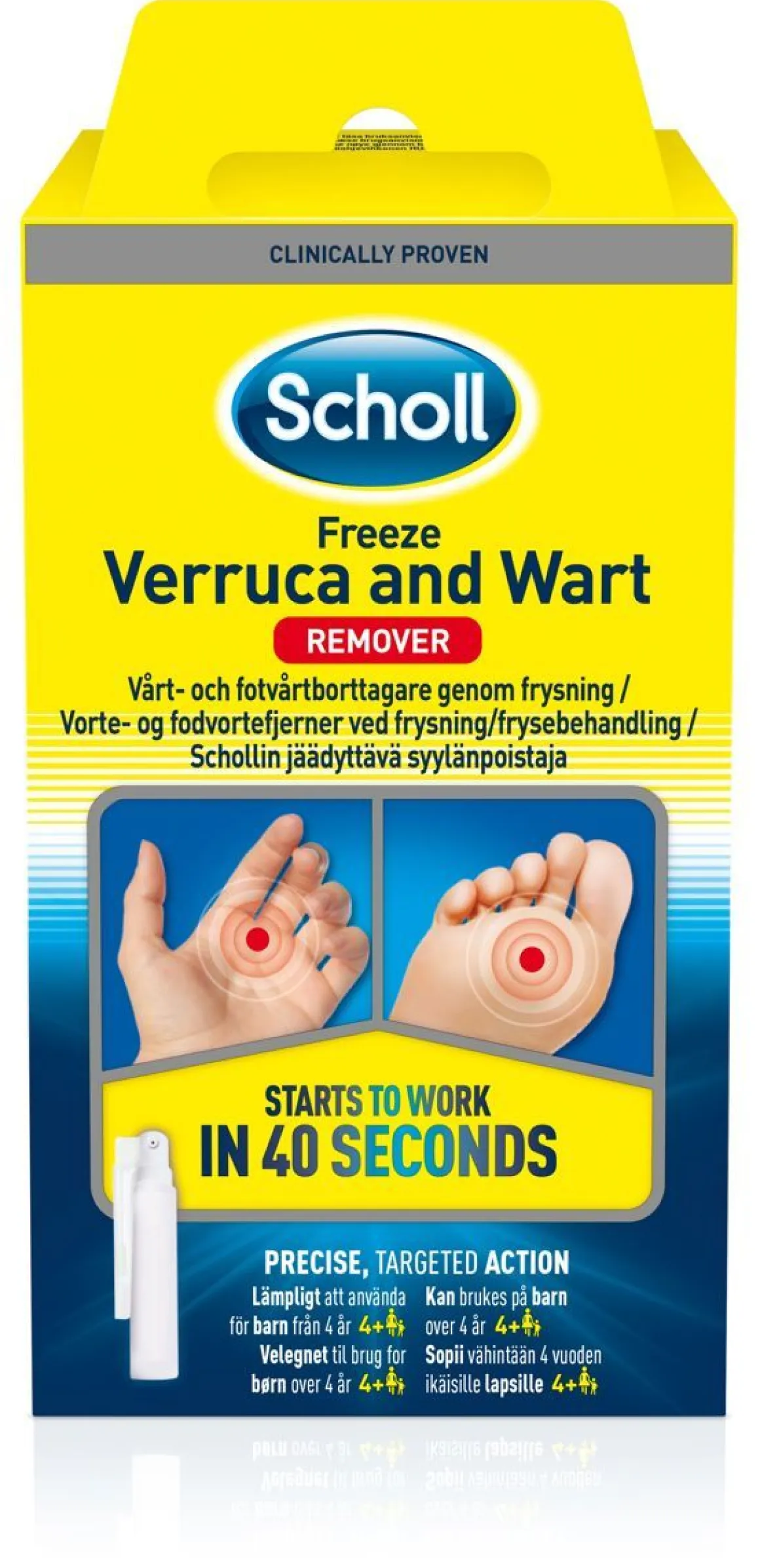 SCHOLL JÄÄDYTTÄVÄ SYYLÄNPOISTAJA 80 ML