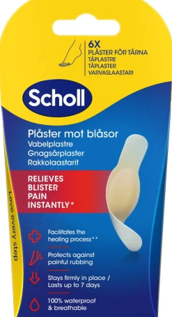 SCHOLL RAKKOLAASTARI VARPAAT 6 KPL 6 KPL
