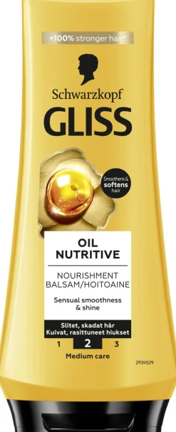 SCHWARZKOPF GLISS OIL NUTRITIVE HOITOAINE 200 ML