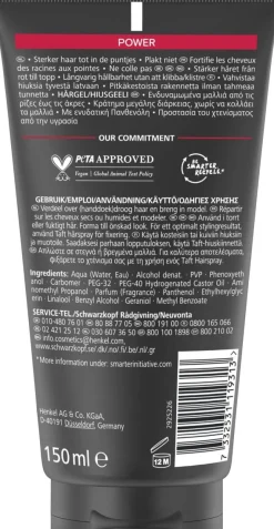 SCHWARZKOPF TAFT POWER HIUSGEELI 150 ML