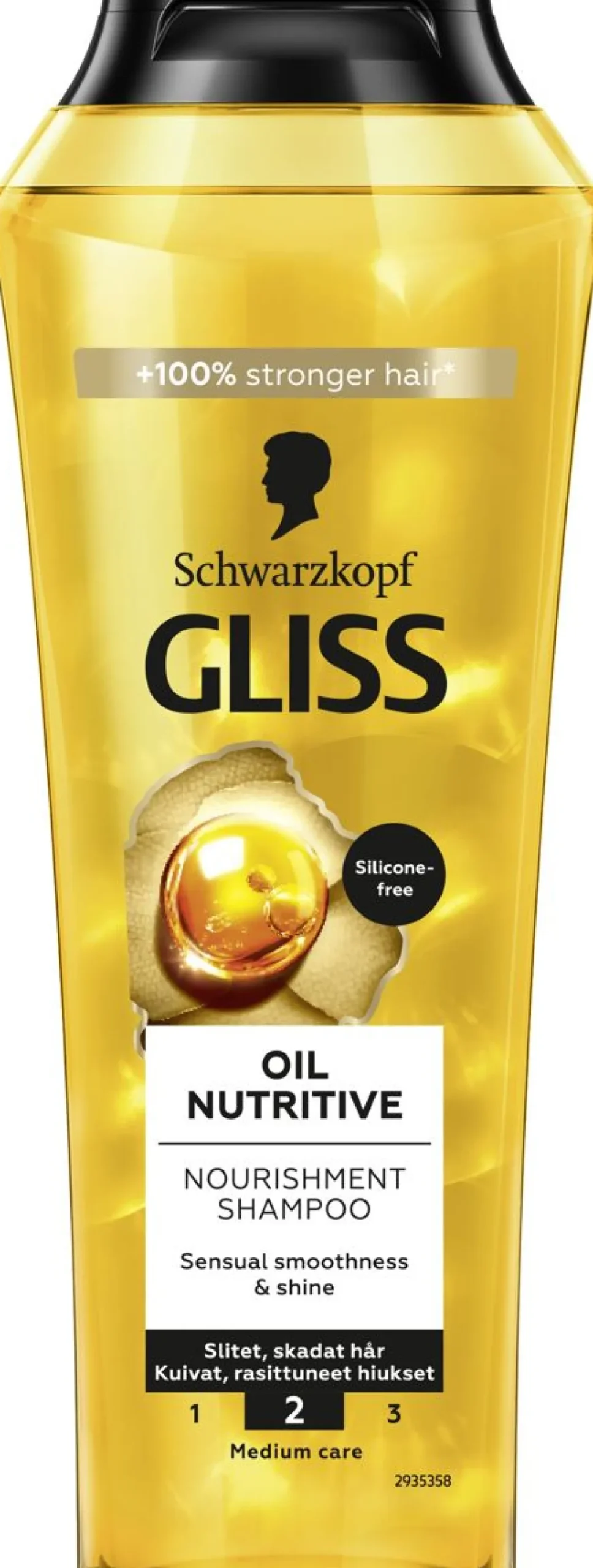 SCHWARZKOPF GLISS OIL NUTRITIVE SHAMPOO 250 ML