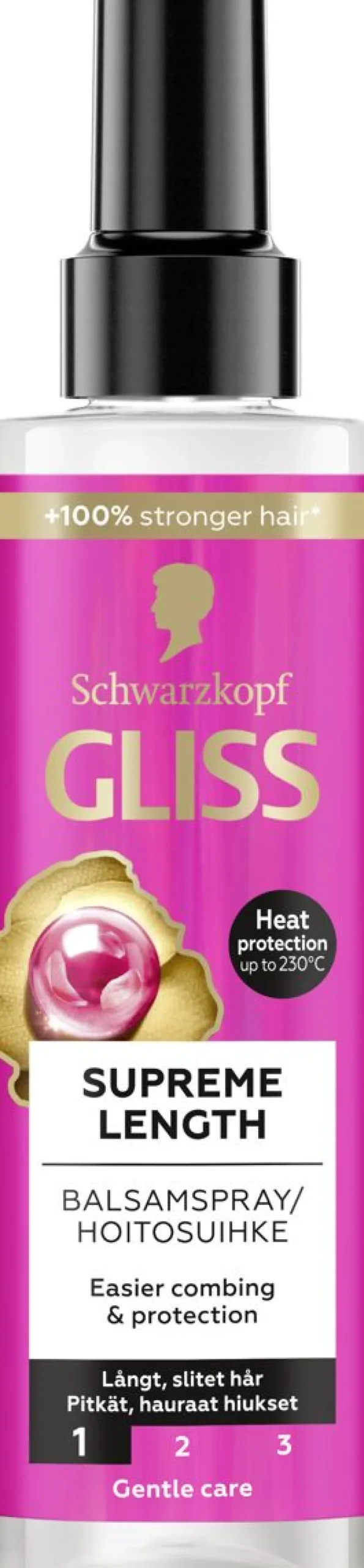 SCHWARZKOPF GLISS SUPREME LENGTH HOITOSUIHKE 200 ML