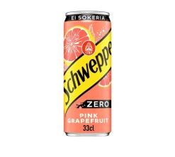 SCHWEPPES ZERO PINK GRAPEFRUIT TLK 330 ML