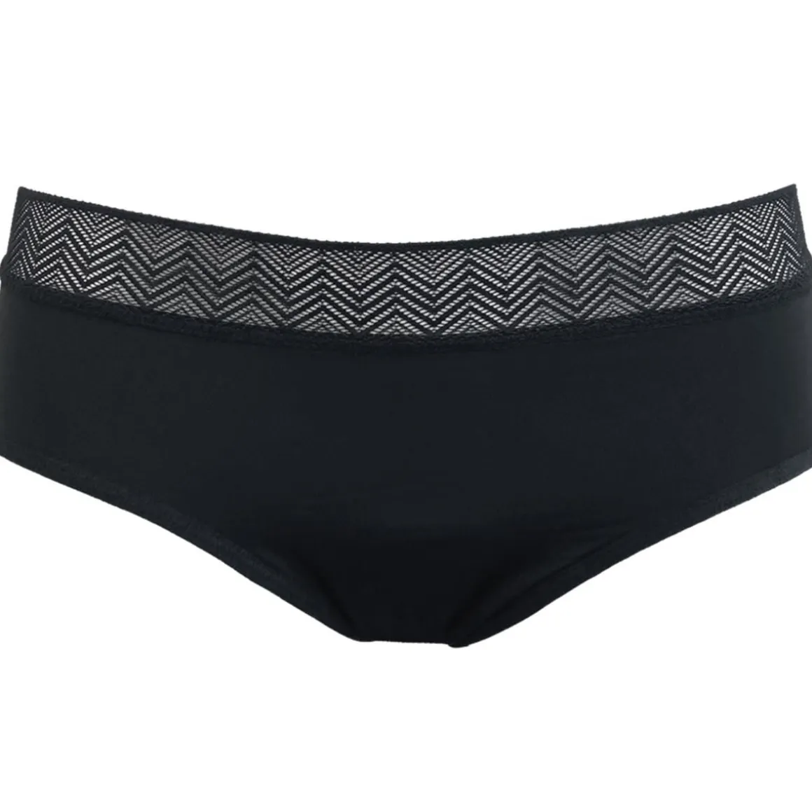 SELENACARE KUUKAUTISALUSHOUSUT HIPSTER, HEAVY FLOW, BLACK, L