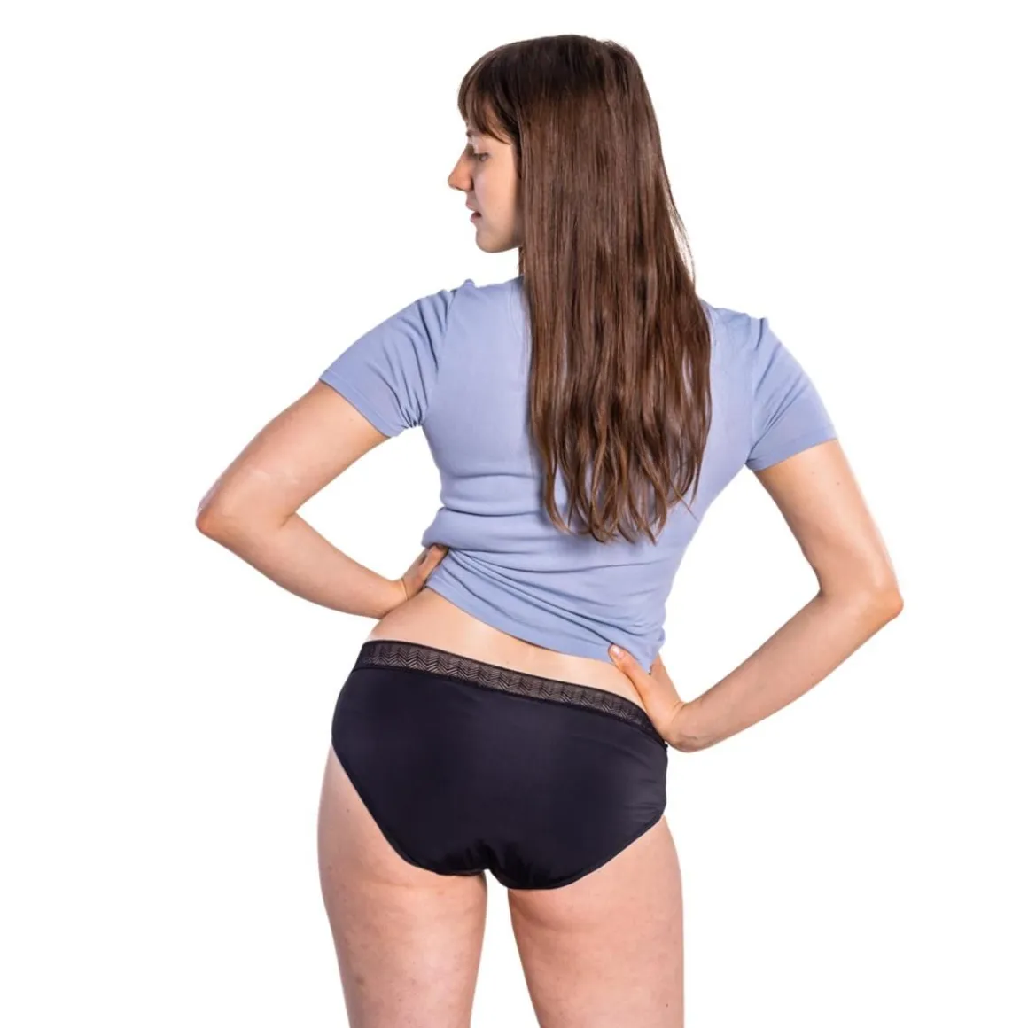 SELENACARE KUUKAUTISALUSHOUSUT HIPSTER, MEDIUM FLOW, MUSTA, XL