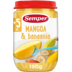 SEMPER MANGOA JA BANAANIA 5-6KK 190 G