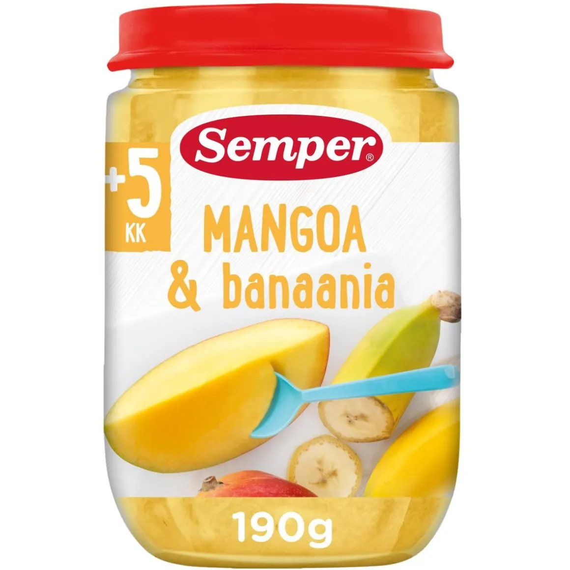 SEMPER MANGOA JA BANAANIA 5-6KK 190 G