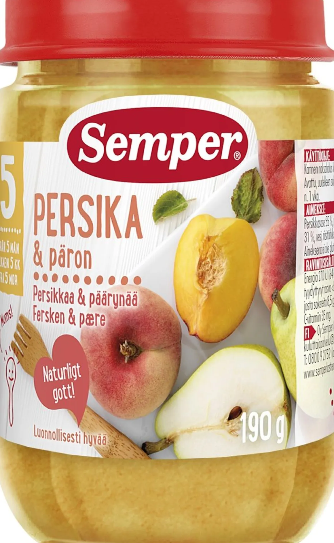 SEMPER PERSIKKAA JA PÄÄRYNÄÄ 5KK 190 G