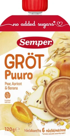 SEMPER PUURO PÄÄRYNÄ APRIKO 6+ 120 G