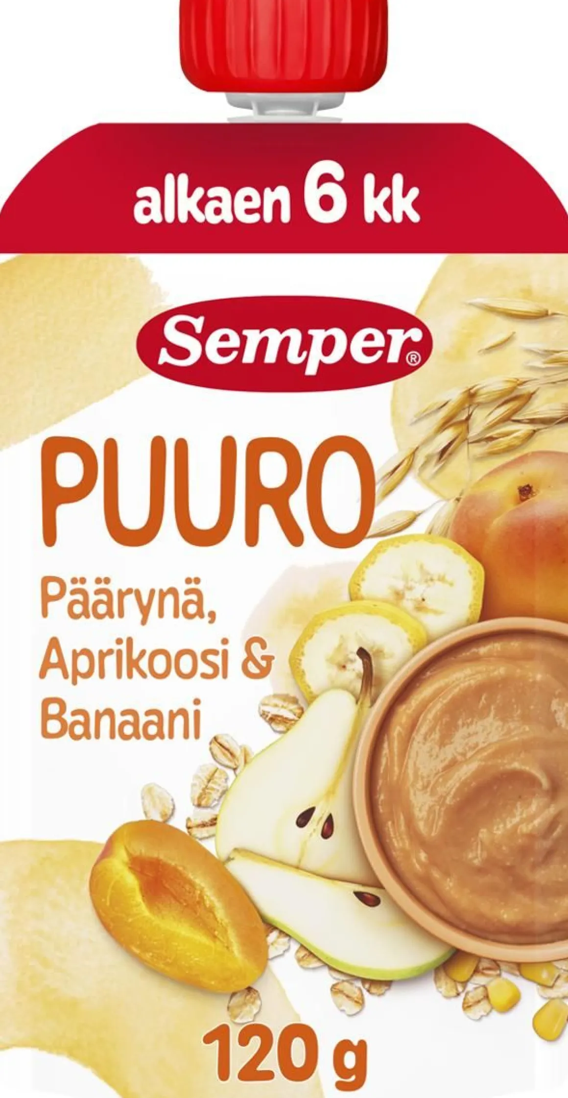 SEMPER PUURO PÄÄRYNÄ APRIKO 6+ 120 G