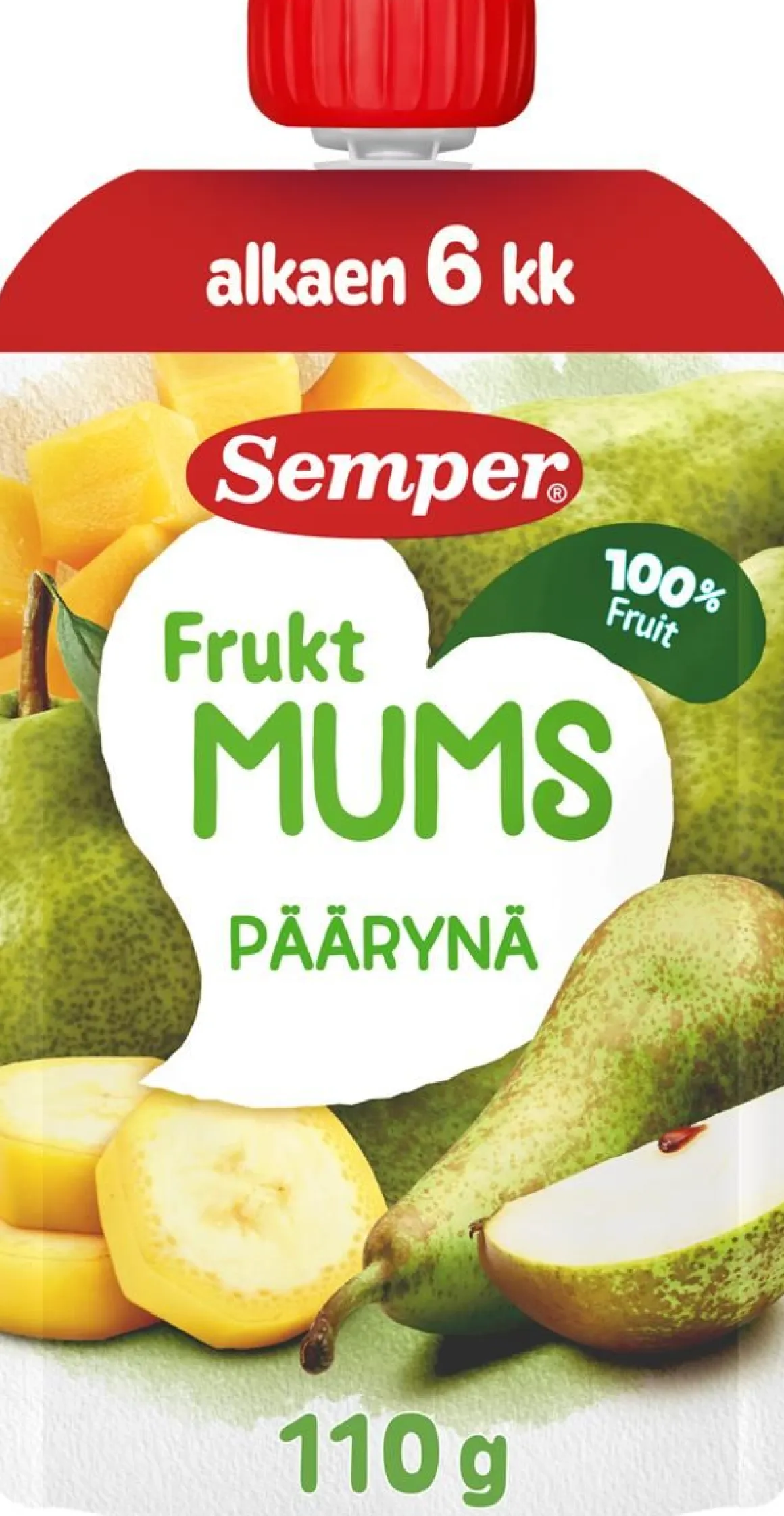 SEMPER FRUKTMUMS PÄÄRYNÄ 6KK 110 G
