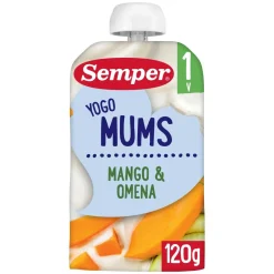 SEMPER MANGO OMENA JOGURTTIHEDELMÄSOSE 12KK 120 G