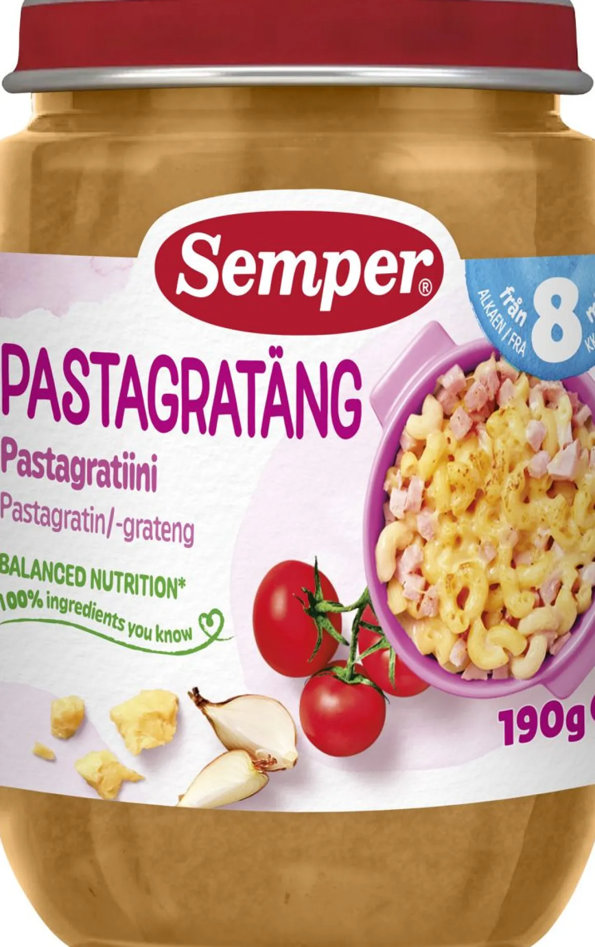 SEMPER PASTAGRATIINI, KINKKUA JA JUUSTOA 8KK 190 G