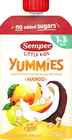 SEMPER SEMPER YUMMIES SMOOTHIE 1-3V MANGO 120 G