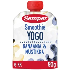SEMPER SMOOTHIE MUSTIK.YOGURT 6KK 90 G