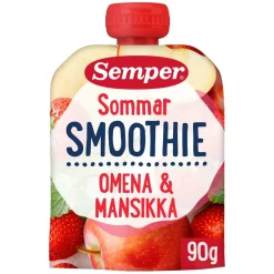 SEMPER SMOOTHIE OMENA MANSIKKA6KK 90 G