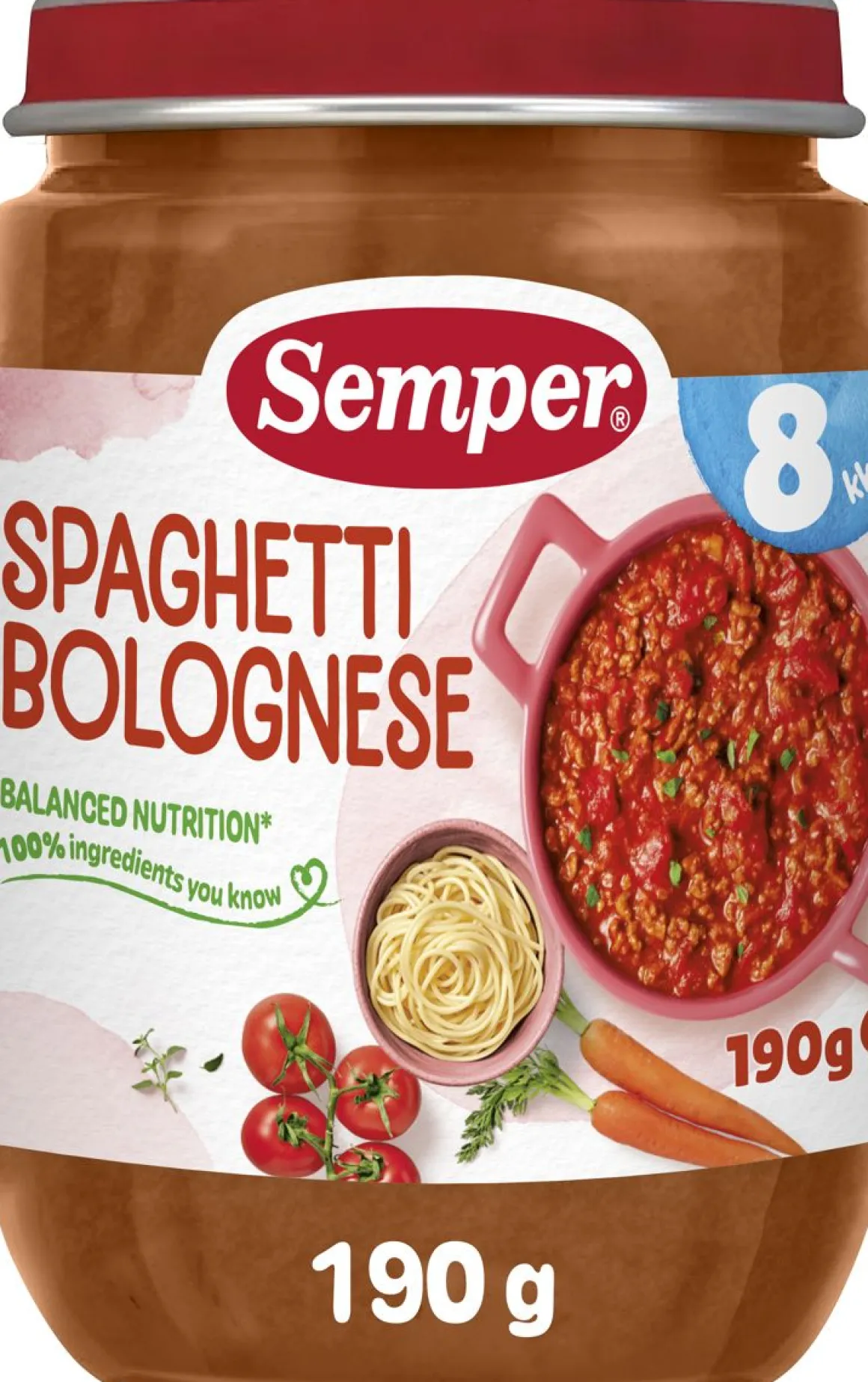 SEMPER SPAGETTIA JA JAUHELIHAKASTIKE 8KK 190 G