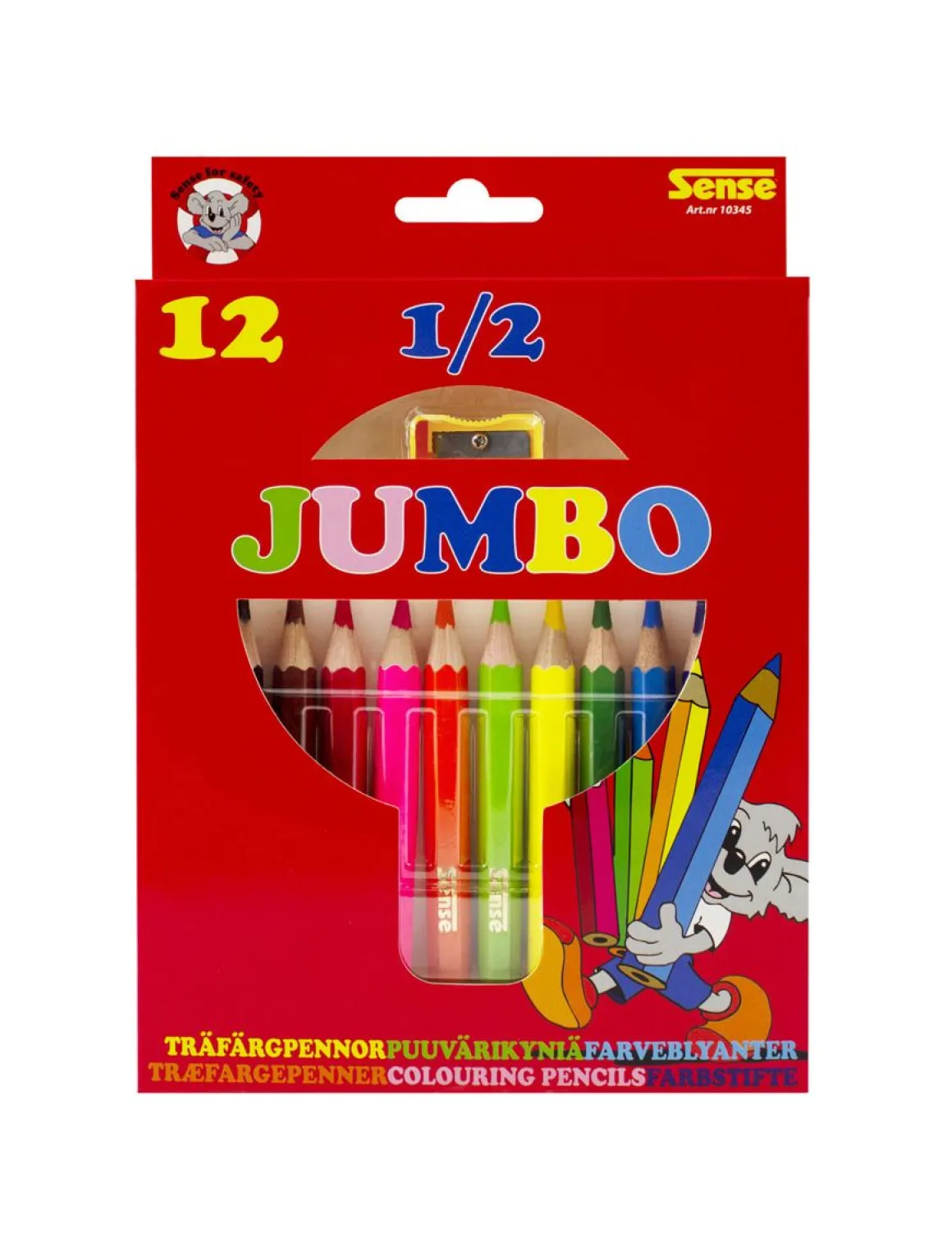 SENSE VÄRIKYNÄ 12 VÄRIÄ JUMBO LYH+TERO