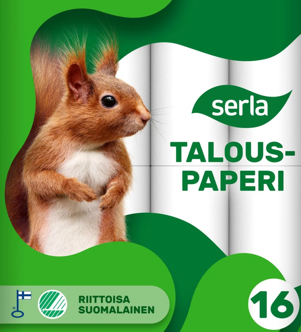 SERLA TALOUSPAPERI 16RL VALKOINEN 16 KPL