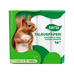SERLA TALOUSPAPERI 16RL VALKOINEN 16 KPL