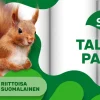 SERLA TALOUSPAPERI 4RL VALKOINEN 4 KPL