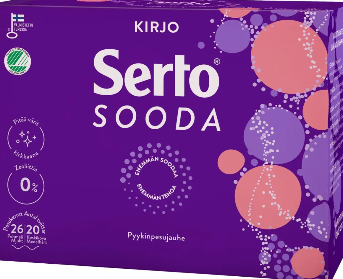 SERTO SOODA KIRJO PYYKINPESUJAUHE 890 G