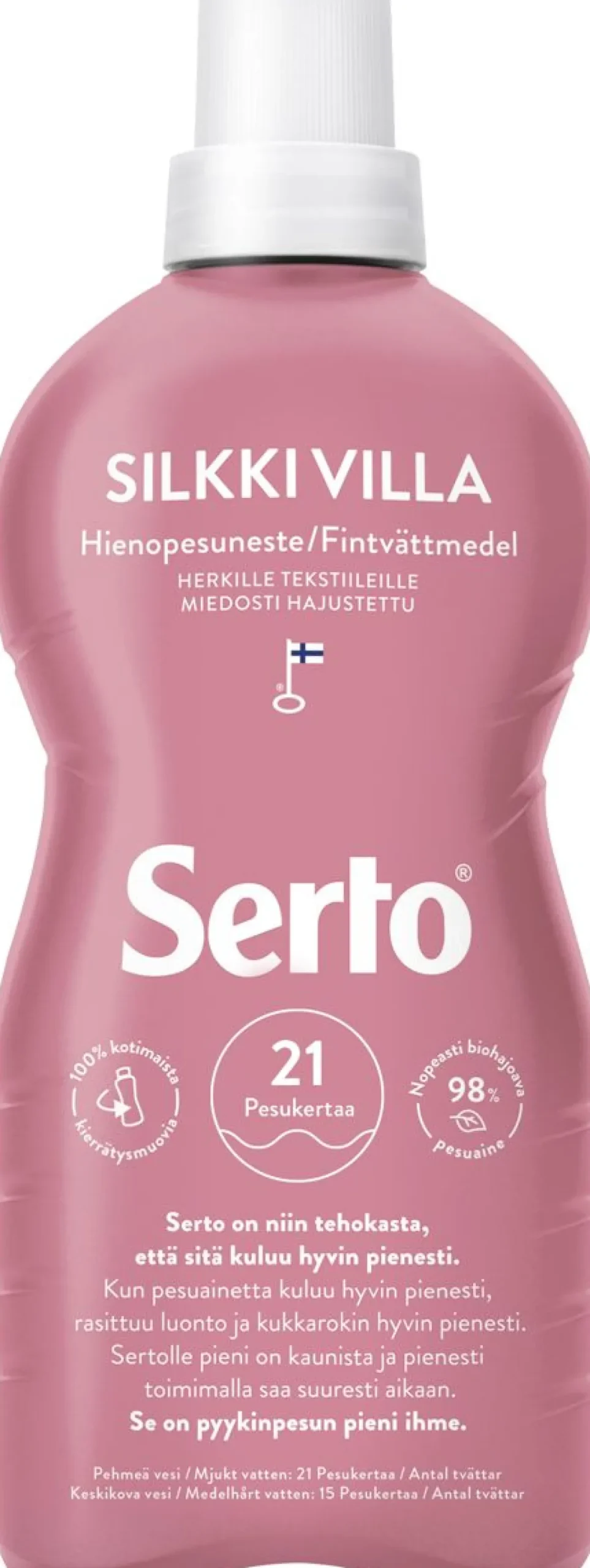 SERTO SILKKIVILLA HIENOPESUNESTE 750ML 750 ML