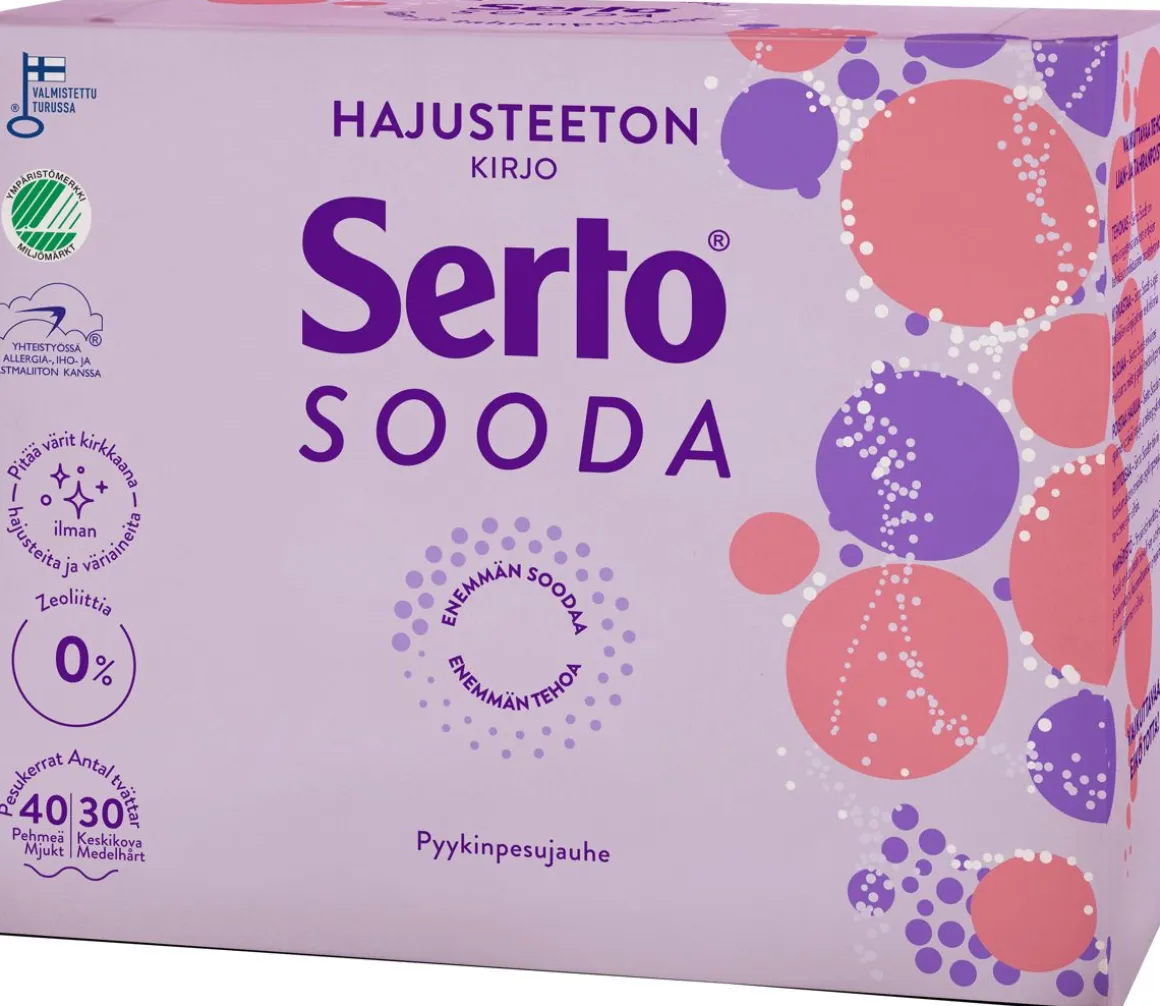 SERTO SOODA HAJUSTEETON KIRJO PYYKINPESUJAUHE 1,35 KG