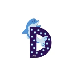 SEVI LETTER D DOLPHIN