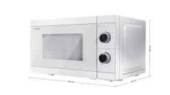 SHARP YC-MS01EC MIKROAALTOUUNI VALKOINEN
