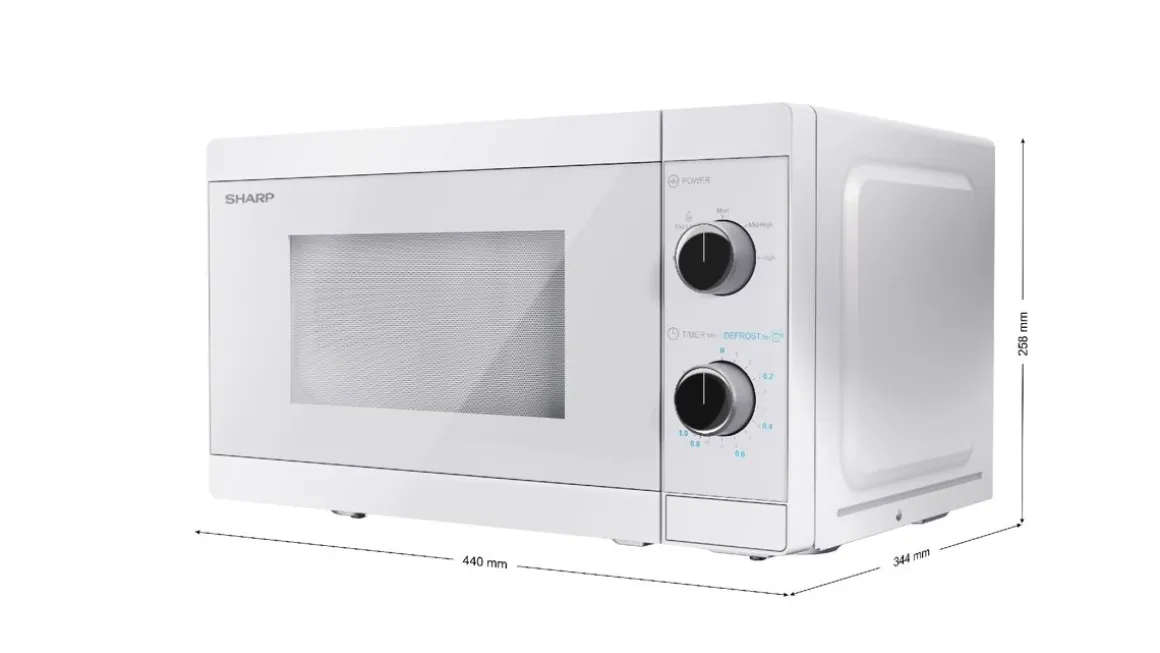 SHARP YC-MS01EC MIKROAALTOUUNI VALKOINEN