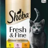 SHEBA ANNOSP. FRESH&FINE 6*50G SEKOITUS KANAA, KALKKUNAA JA LOH 30