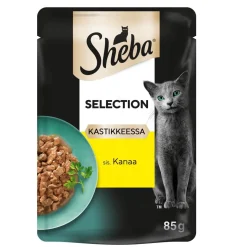 SHEBA ANNOSP. SELECTION KANAA KASTIKKEESSA 85 G
