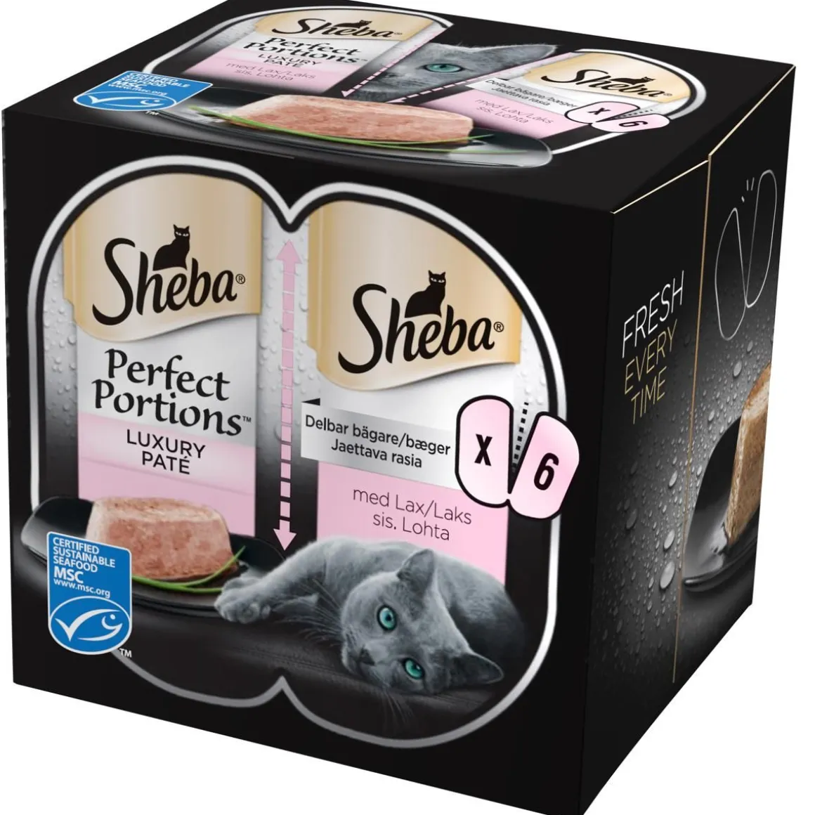 SHEBA RASIA PERFECT PORTIONS 3*75G LOHTA 225 G