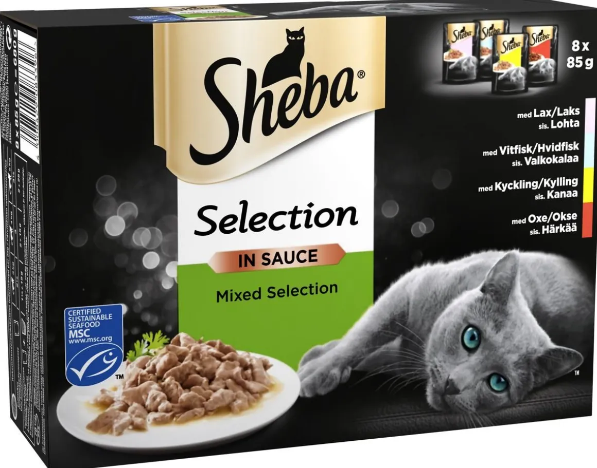 SHEBA ANNOSP. SELECTION VALIKOIDUT RESEPTIT 8*85G 680 G